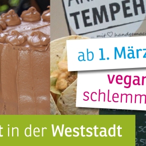 Auftakt für den neuen, veganerfreundlichen Samstagsmarkt in der Weststadt